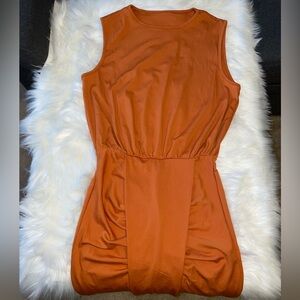 Ruched Split Dress NWT